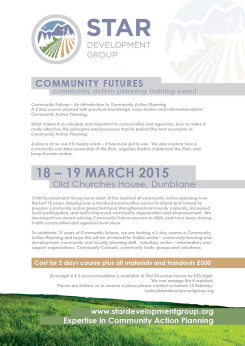 A4 Community Action Planning Flyer